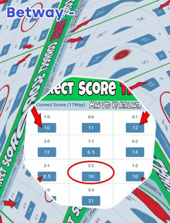 Baji bet correct score predictions for today